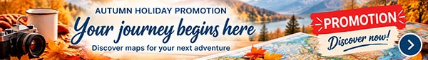 Autumn holiday promotion – discover maps for your next adventure