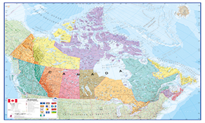 Land Kort Canada