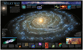National Geographic Univers Kort