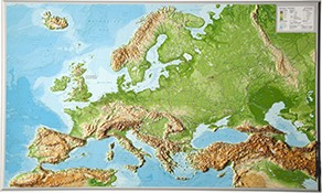 3D Europe + Continents