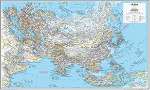 National Geographic Asia Maps
