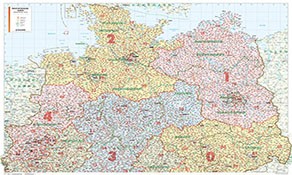 Postcode Wall Maps